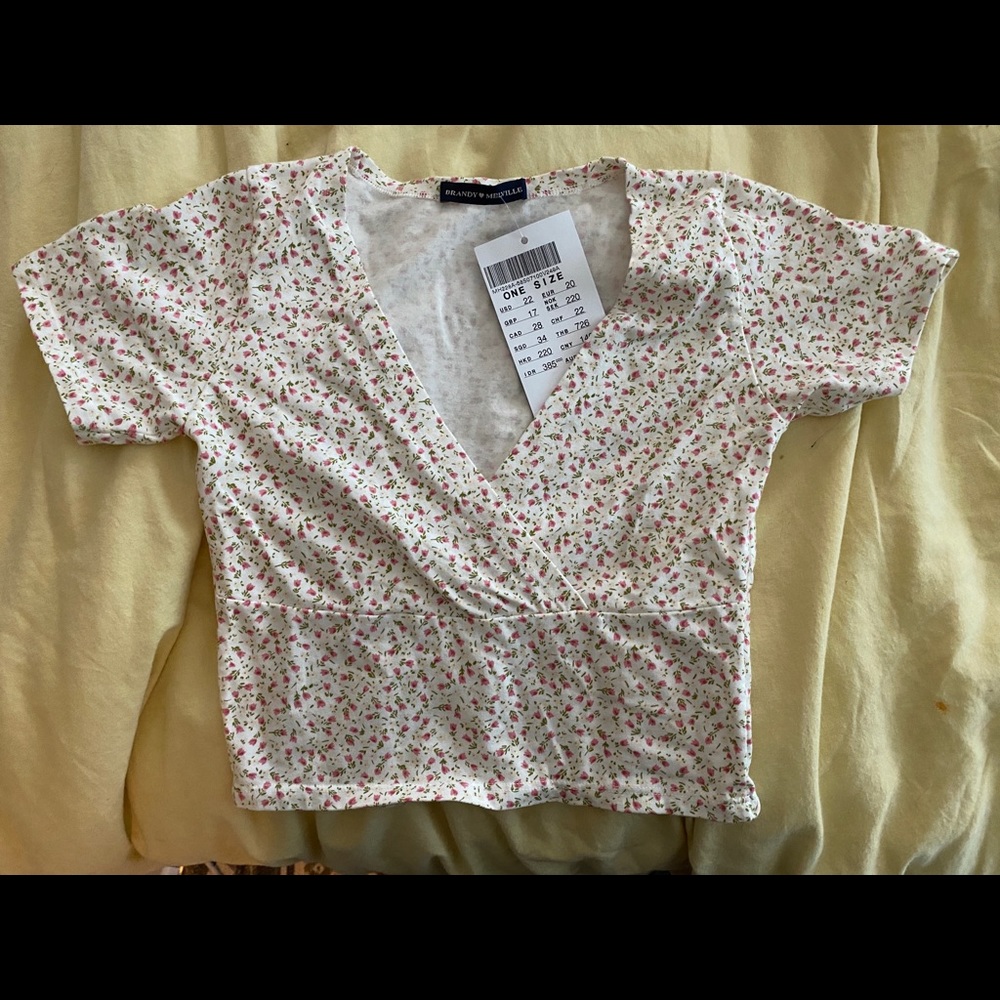 NWT Brandy floral amara top 🌸